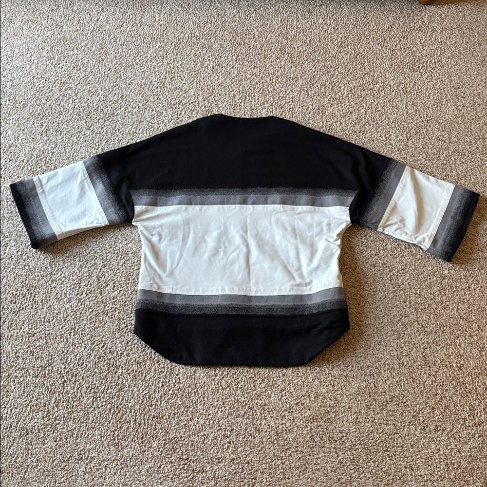 Shaun Samson A/W 2013 Runway Gray Wool Leather Hockey Jersey Pullover Top Jacket - Picture 12 of 16